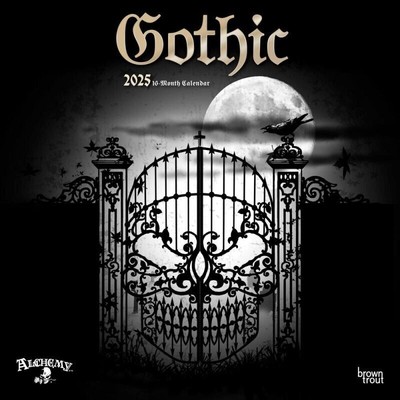 Browntrout Alchemy Gothic OFFICIAL 2025 12 x 12 Wall Calendar w