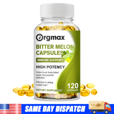 Natural Bitter Melon Extract Pills Help Lower Blood Sugar Weight Lose Capsules