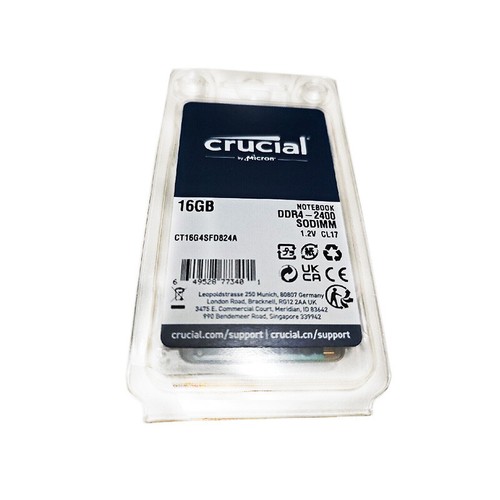 Crucial kit 32GB (2* 16GB) 2RX8 PC4-19200 DDR4 2400MHz RAM SODIMM
