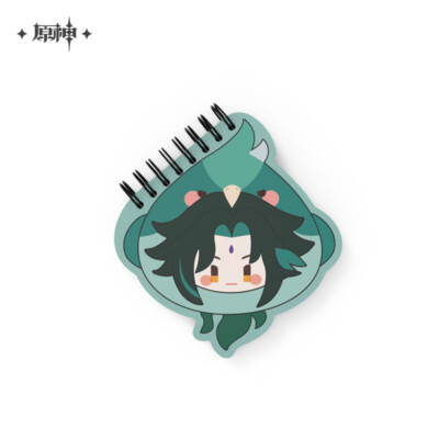 miHoYo Genshin Impact Xiao Teyvat Zoo Spiral Notebook Official Scratchpads Book