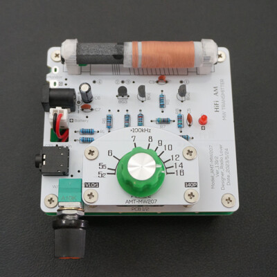 525-1605KHz AM Transmitter MW Transmitter AMT-MW207 Finished DIY + Signal Cable