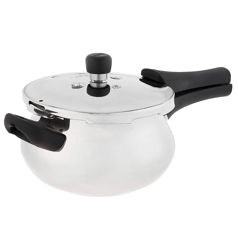 3.3-Liter Mini Handi Pressure Cooker Stainless Steel