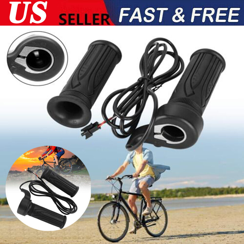 E-Bike Throttle Grip Electric Scooter Bicycle Speed Control Twist Handlebar Grip
