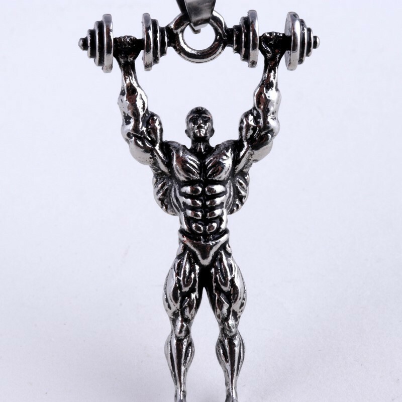 men chain men jewelry men and women necklace muscle male necklace workout chain