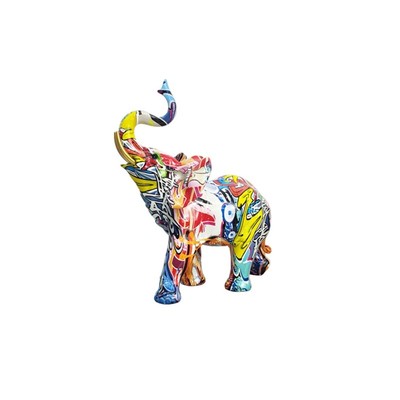 for Creative Art Elephant Sculpture Resin Elephant Statue for Living Room Office
