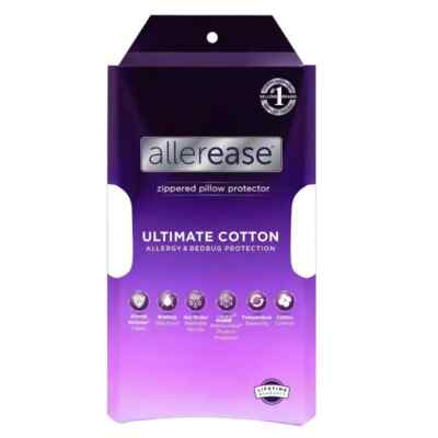 AllerEase UltimateProtection&Comfort Temperature PillowProtector  Standard/Queen