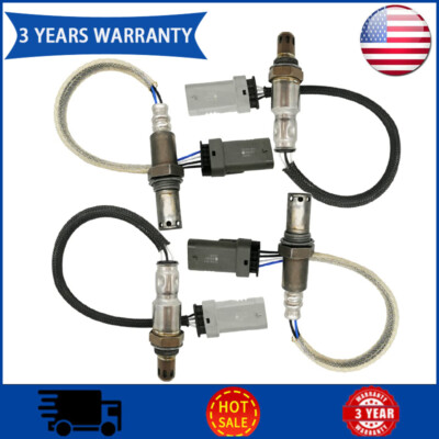 4pcs Oxygen Sensor Up+Down for 2014-17 Gmc Sierra 1500 , 2015-18 Yukon Yukon Xl