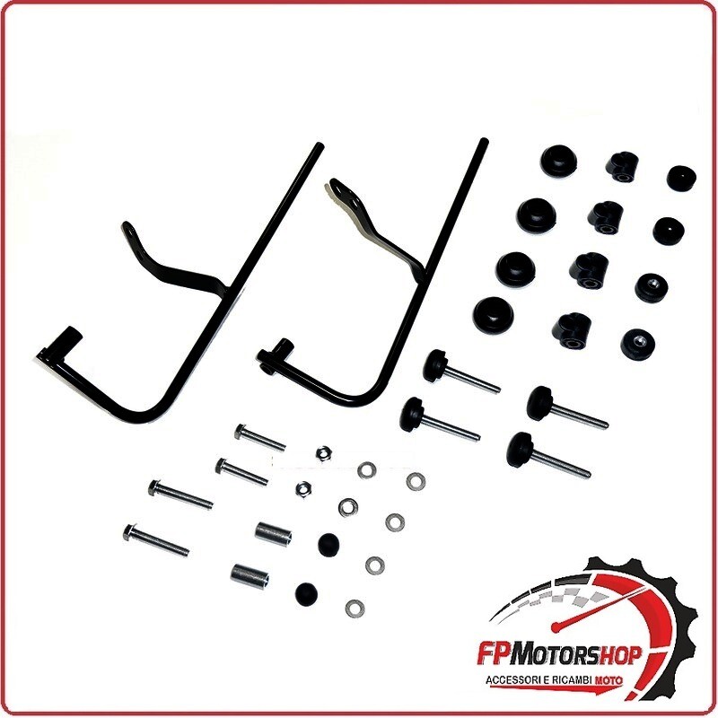 KIT ATTACCHI PARABREZZA SCOOTER PER KYMCO AGILITY 50 125 R16 08> BIONDI 8500621