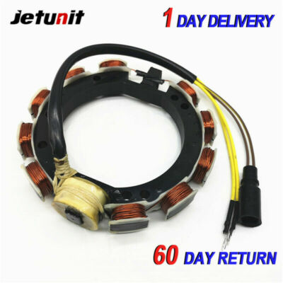 9Amp Outboard Stator For Johnson Evinrude  65-115HP 4/8Cyl 2Stroke Cross Flow