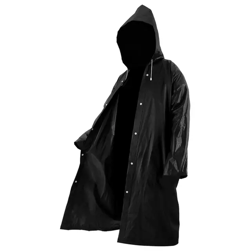 1Pcs EVA Unisex Raincoat High Quality Thickened Waterproof Rain Coat Women Men B