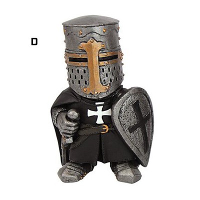 Medieval European Knight Ornaments Minifigures Kids Toys Gift Unmovable