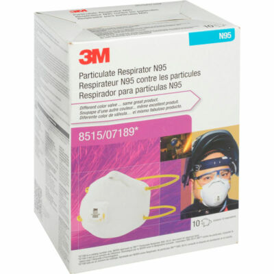 3M 8515 Disposable N95 Particulate Welding Respirator Masks W/ Exhalation Valve