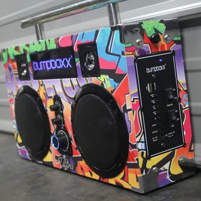 Bumpboxx Ultra NYC Graffiti Retro Wireless Bluetooth Boombox