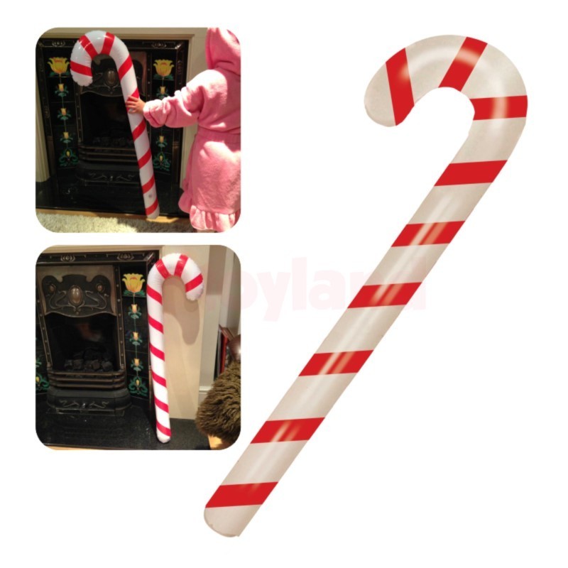 GIANT INFLATABLE CANDY CANE STICK BLOW UP TOY BOY GIRL CHRISTMAS
