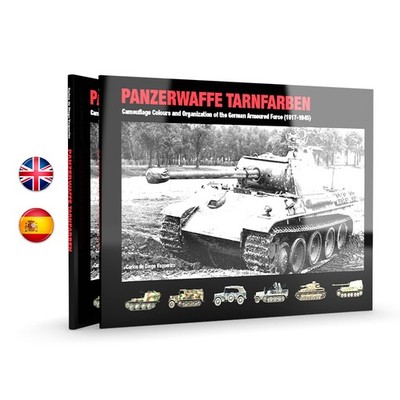 Panzerwaffe Tarnfarben Book English Spanish German Tank Camouflage Hardcover