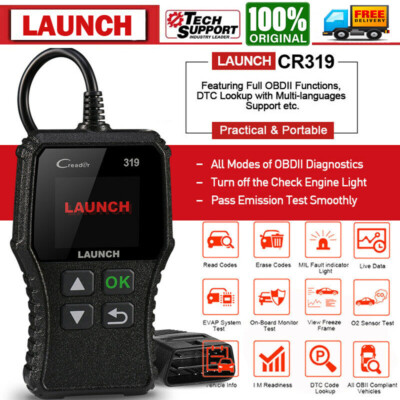 SALE! LAUNCH OBD OBD2 Engine Universal Car Code Reader Scanner Diagnostic Tool