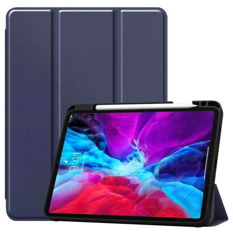 Leather Soft Tablet Case Cover With Pen Slot New For Ipad Pro 11/12.9 "2020/2018