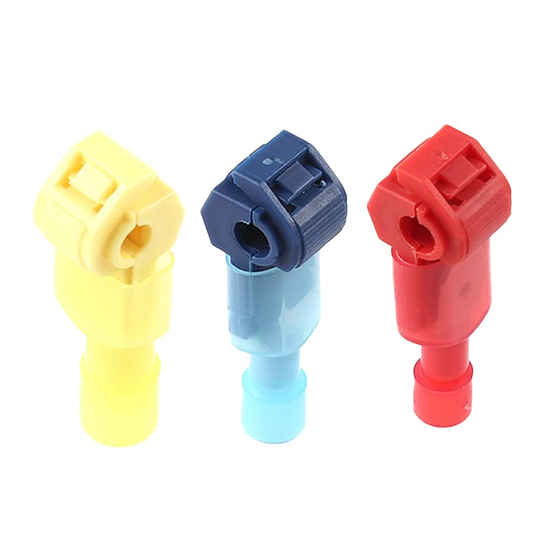 60PCS T-Tap Electrical Wire Crimp Terminals Quick Splice Cable Connectors Kit, S