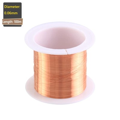 1-3 Rolls copper Cable lacquer wire 0.06mm -0.2mm  Copper  Wire Magnet Wire