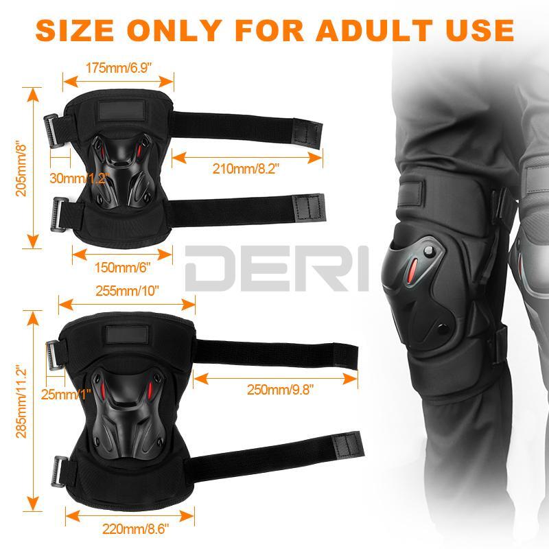 Motorcycle Knee Elbow Protective Pad Motocross Skating Knee Protector Shin Guard