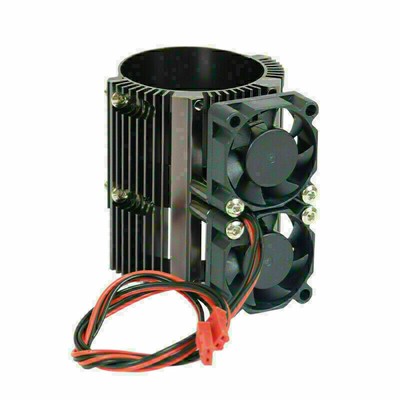 RC Car Dual Fan Motor Heat Sink for 1:8 Motor Traxxas SUMMIT Big S E-REVO Big E