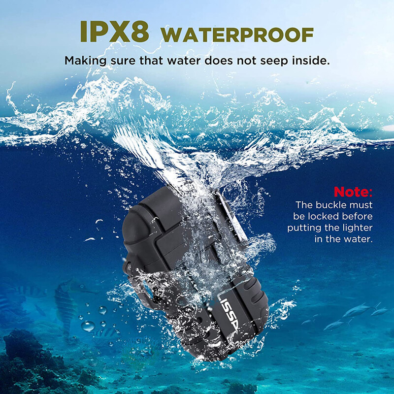 Flissa Waterproof LED Headlamp &Windproof Lighters &12-in-1 Multitool Plier Set