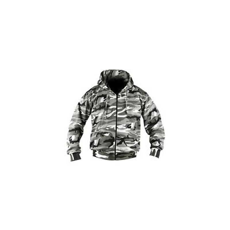 Mens Military Urban Black, White & Grey Camo Camouflage Full