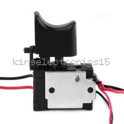 7.2-24V 16A Electric Cordless Drill Trigger Switch Push Button With Small Light