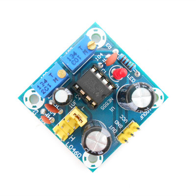 2PCS NE555 Square Wave Duty Cycle and Frequency Adjustable Module 