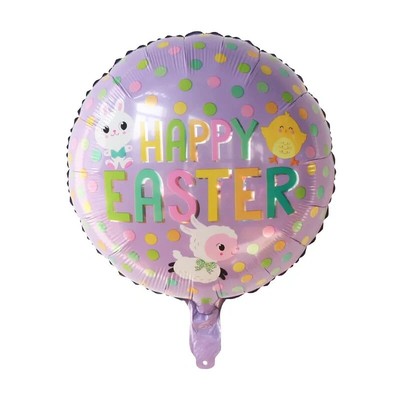 Happy Easter 18'' Foil Balloon Easter Celebrations and Spring Party Decorations