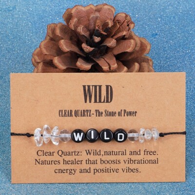 Wild Gemstone Bracelet Bead 7 Chakra Natural Stone Stretch Reiki Jewellery UK