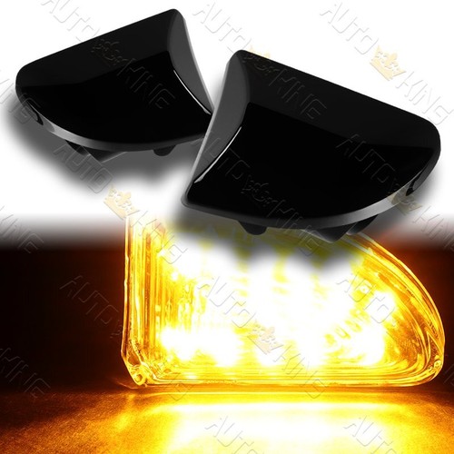 FIT 07-15 SMART W451 FORTWO SMOKE LENS AMBER LED TURN SIGNAL SIDE MARKER LIGHTS