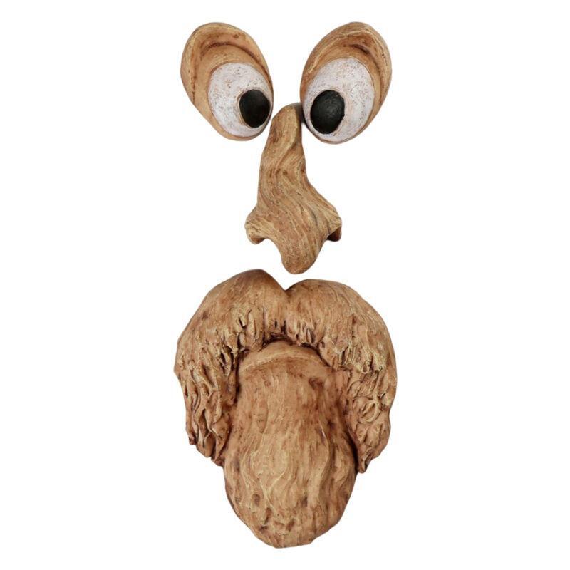 Tree Faces Decor Old Man Tree Hugger Bark Ghost Face for Halloween Easter Garden