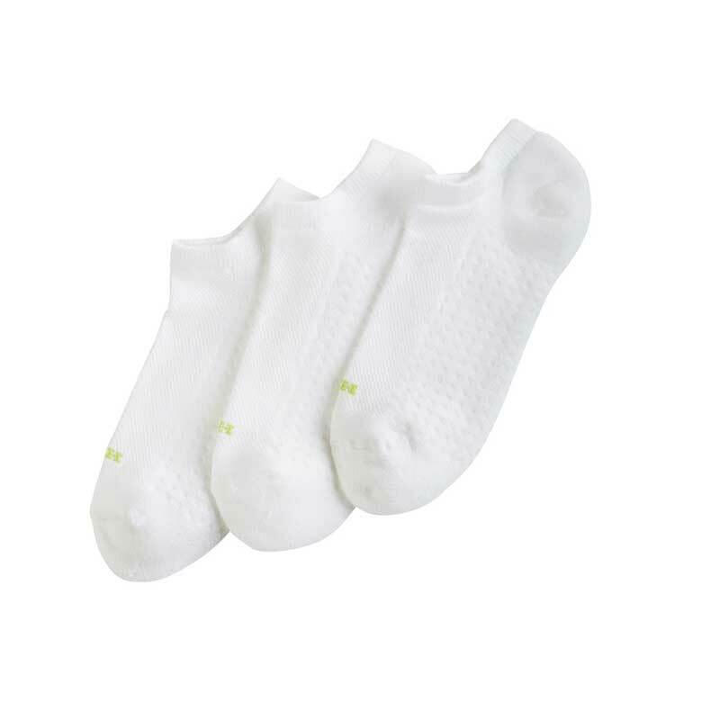 HUE WOMEN'S AIR CUSHION NO SHOW 3 PAIRS IN A PACK