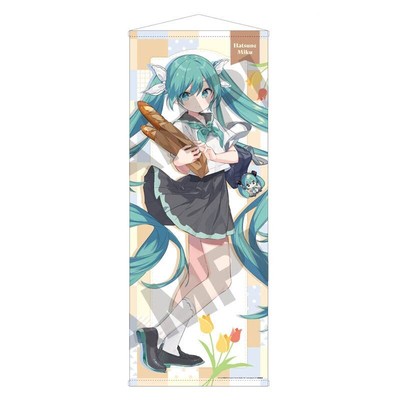 Hatsune Miku Life-Size Tapestry Wall Scroll Poster Bread Town 71-in 2023