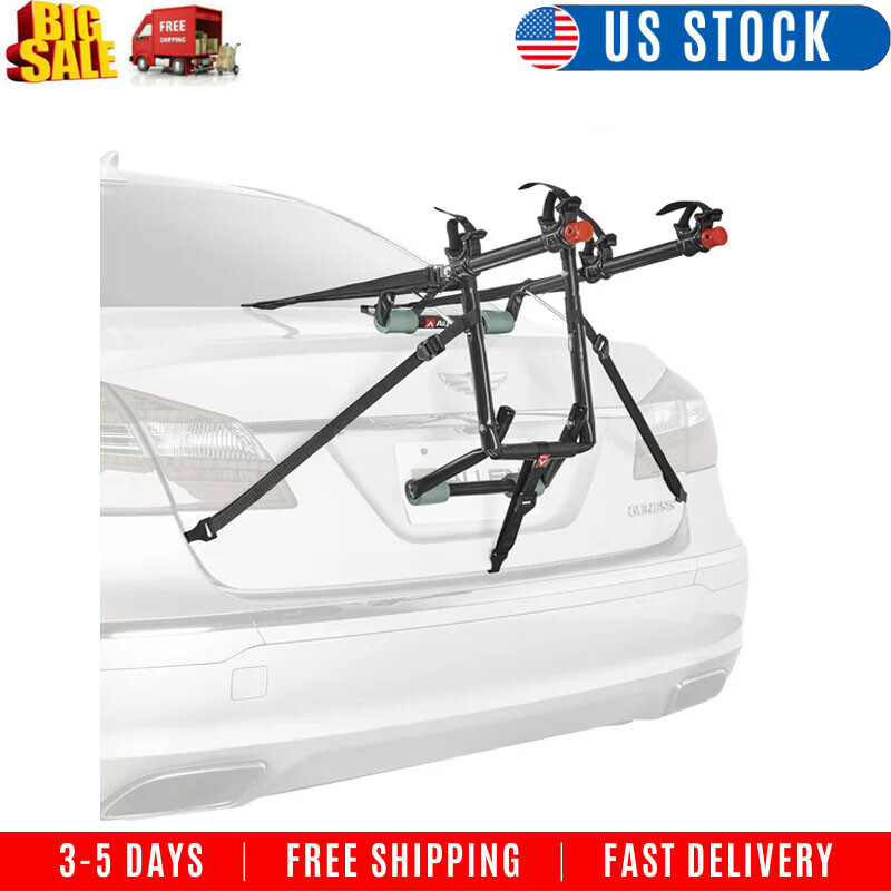 Allen Sports Deluxe 2-Bike Trunk Mount Bike Rack,  35 lbs per bike capacity