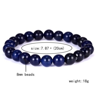 7 Chakra Natural Stone Beads Healing Reiki Bracelets Elasticity Jewelry Women