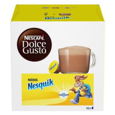 NESCAFE NESQUIK Cocoa Hot Chocolate Drink Capsules for Dolce Gusto Machines