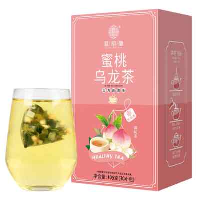 Honey Peach Oolong Tea Healthy Herb Tea Bag 150g/30 Bags