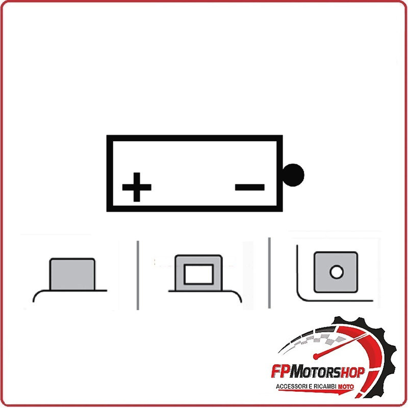 BATTERIA PER MOTO GS YB12B-B2 12V 12AH 160X91X132MM CCA180 SUZUKI GSX