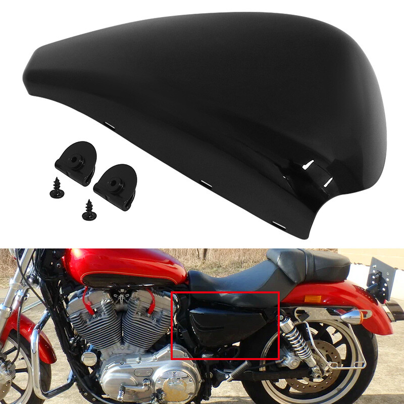 Left Battery Side Cover Fit For Harley Sportster XL883 XL1200 1200 883 2004-2013