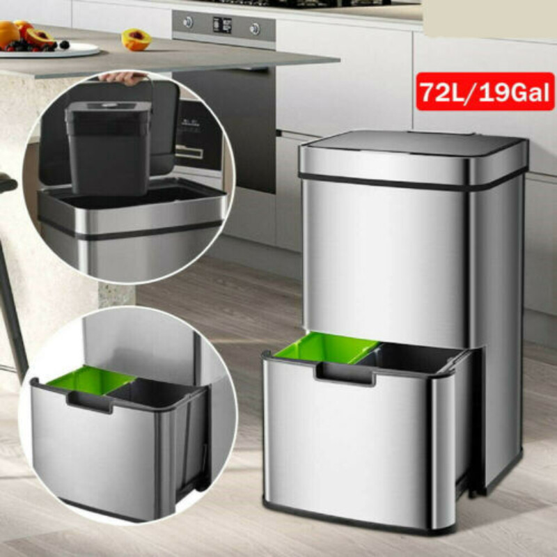 Automatik Sensor Mülleimer Abfalleimer Müllbehälter Küche Papierkorb