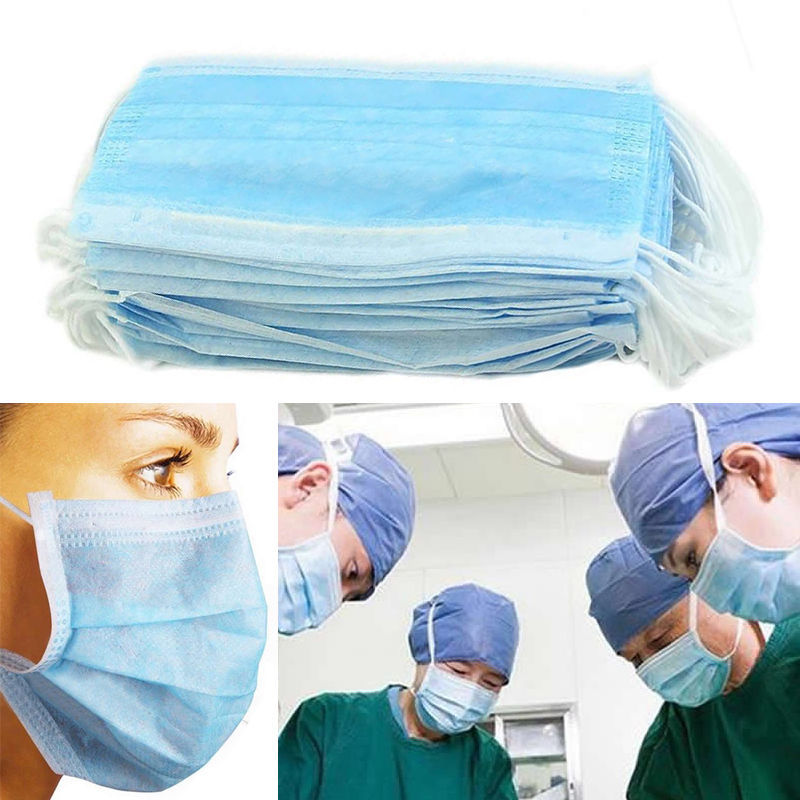 100 pack disposable medical sanitary surgical face mask 100 pack disposable medical sanitary surgical face mask