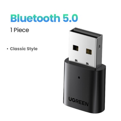 UGREEN USB Bluetooth 5.4 Adapter 120M Audio Wireless Receiver Dongle For PC