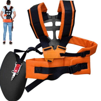 Adjustable Padded Shoulder Harness Strap For STIHL Brush Cutter Trimmer Strimmer