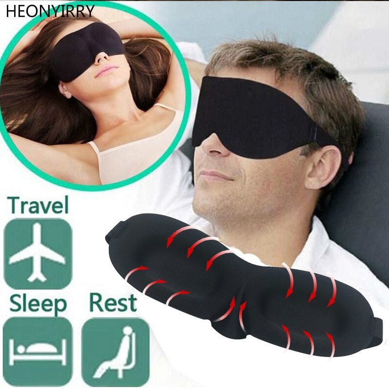 1Pcs 3D Sleep Mask Natural Sleeping Eye Mask Eyeshade Cover Shade Eye Patch