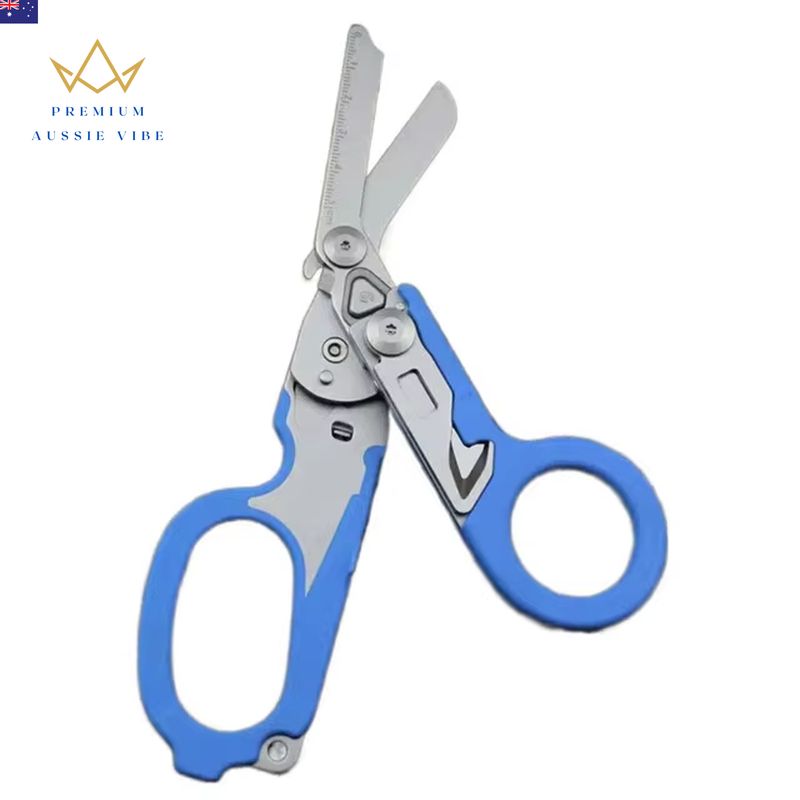 Multifunction Mini Portable Emergency Raptors Shears Tactical Folding Scissors Outdoor Survival Tool