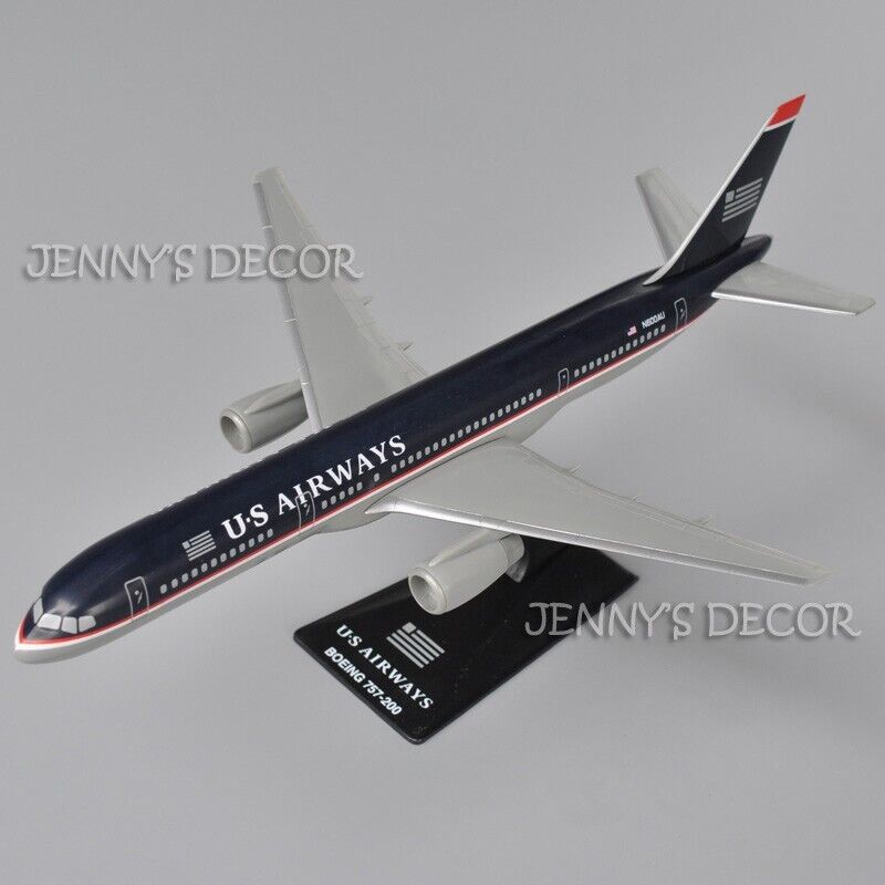 1:200 Scale Aircraft Model Plane Toy US Airways Boeing 757-200 Miniature Replica