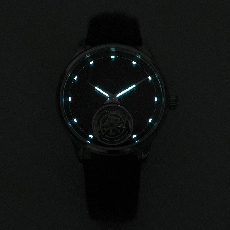 Pre-owned Seagull Sugess Tourbillon Blue Goldstone Dial  St8230 Mechanical Watch Su8230stra