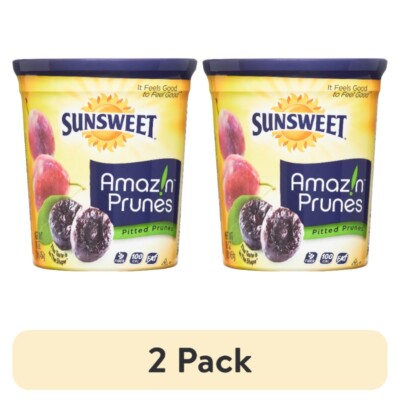 (2 pack) Sunsweet Amazin Pitted Prunes, 16 oz